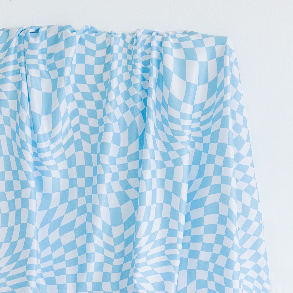 Boardshort Swim Print | Groovy Blue - Fabric + Flow Textile Co.