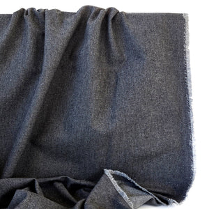 Denim | 11oz Recycled - Washed Black - Fabric + Flow Textile Co.