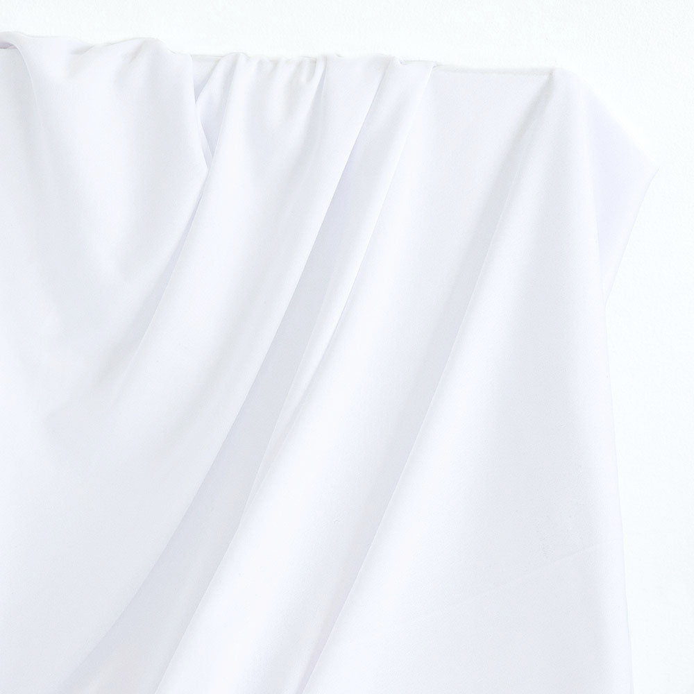 Knit Lining | White - Fabric + Flow Textile Co.