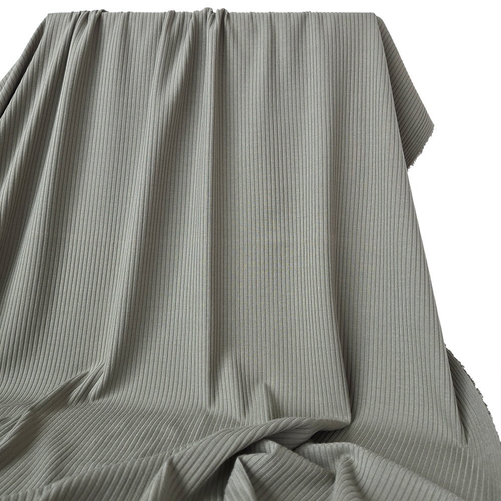 Ribbed Knit | Bamboo - Sage - Fabric + Flow Textile Co.