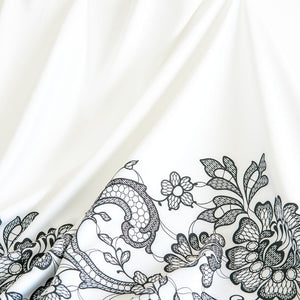 Scuba | Black Lace - Fabric + Flow Textile Co.