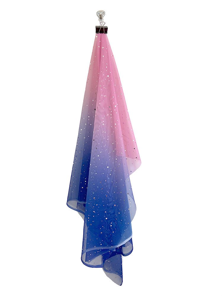 Sheer | Ombre Stars - Summer Night - Fabric + Flow Textile Co.