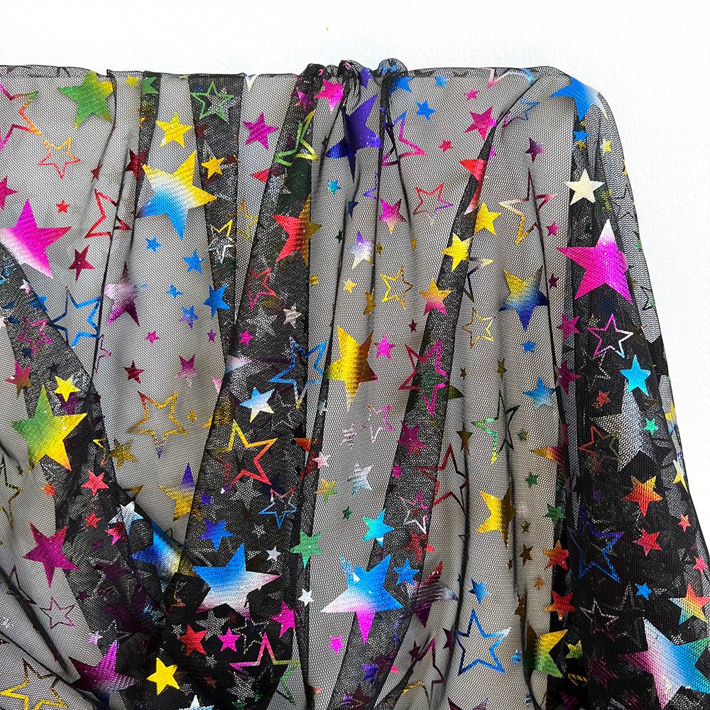 Sheer | Rainbow Stars - Fabric + Flow Textile Co.