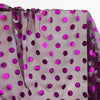 Sheer | Sleek Dots - Metallic Magenta - Fabric + Flow Textile Co.