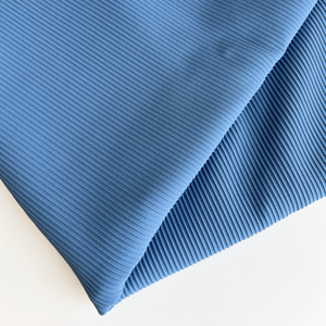 Swim Basic Rib | Arctic Blue - Fabric + Flow Textile Co.