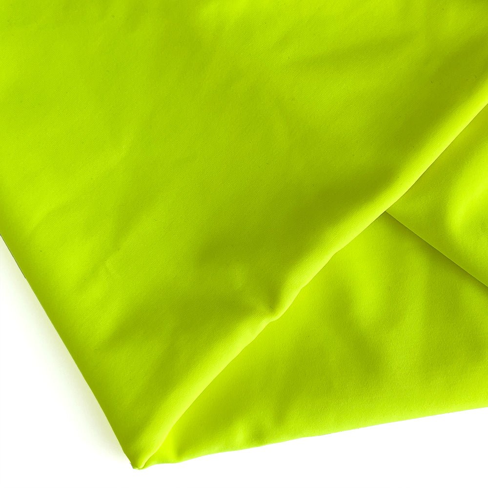 Swim Basic Solid | Neon Yellow - Fabric + Flow Textile Co.