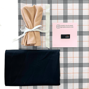 Swim Kit | Burberry Look + Black - Fabric + Flow Textile Co.