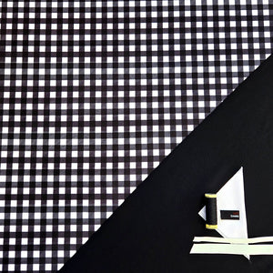 Swim Kit | Check It Out + Black - Fabric + Flow Textile Co.