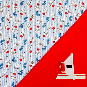 Swim Kit | Daisy Dukes + Lipstick Red - Fabric + Flow Textile Co.