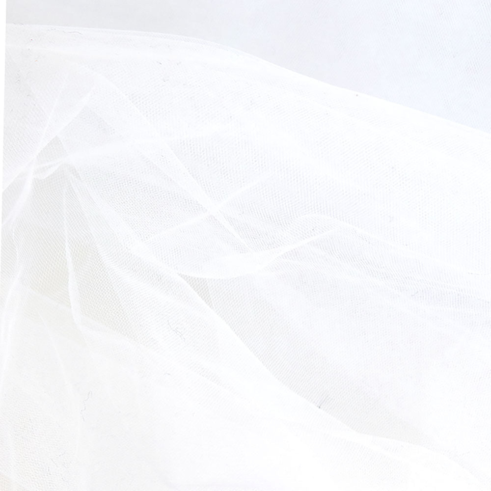 Tulle | White - Fabric + Flow Textile Co.