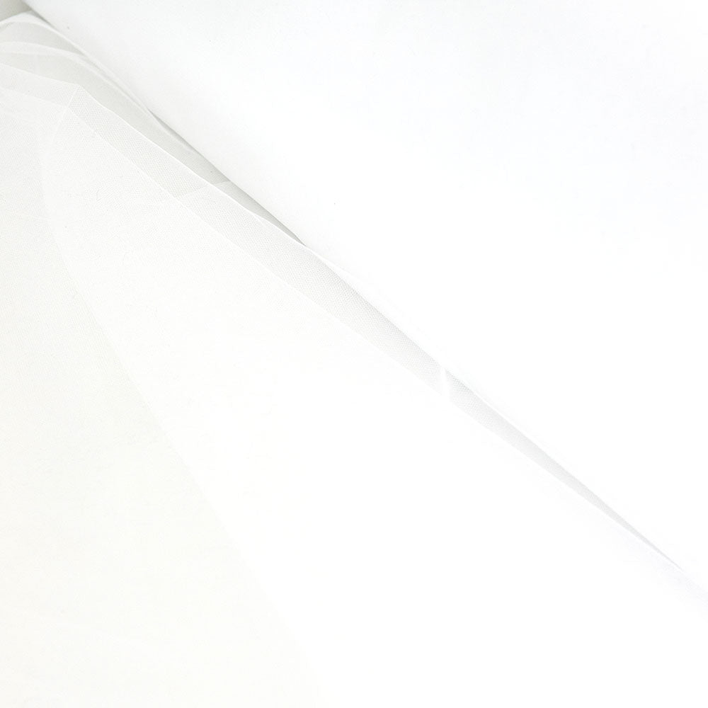 Tulle | White - Fabric + Flow Textile Co.