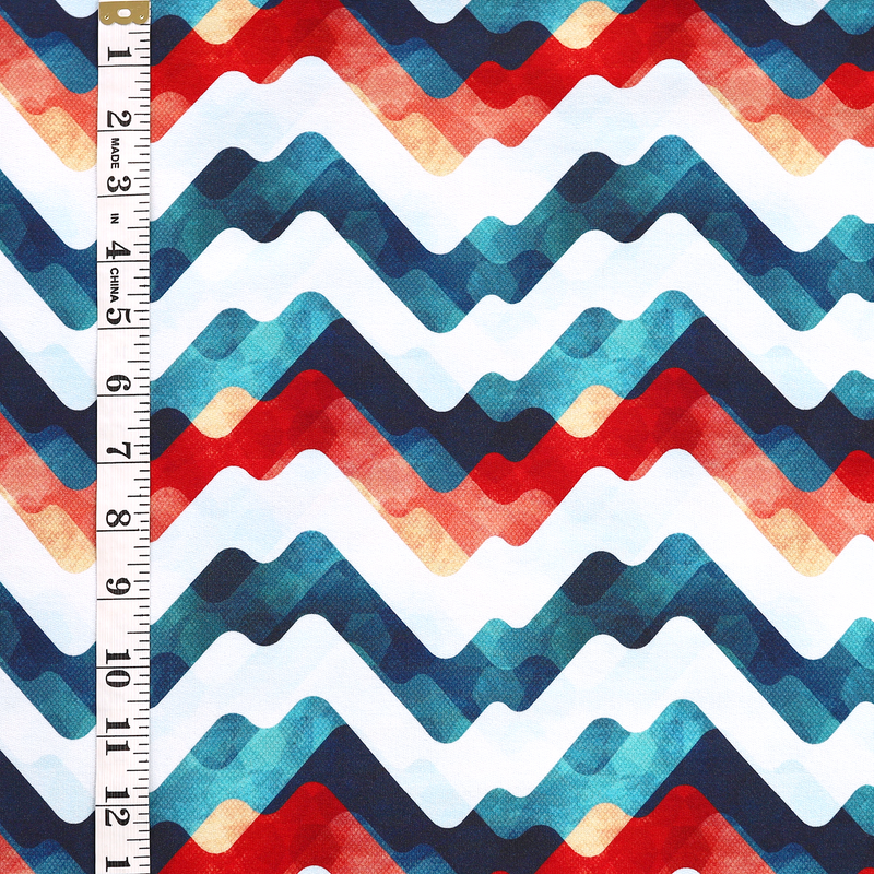 Cotton Poplin Print | Appalachian Abstract R3G1