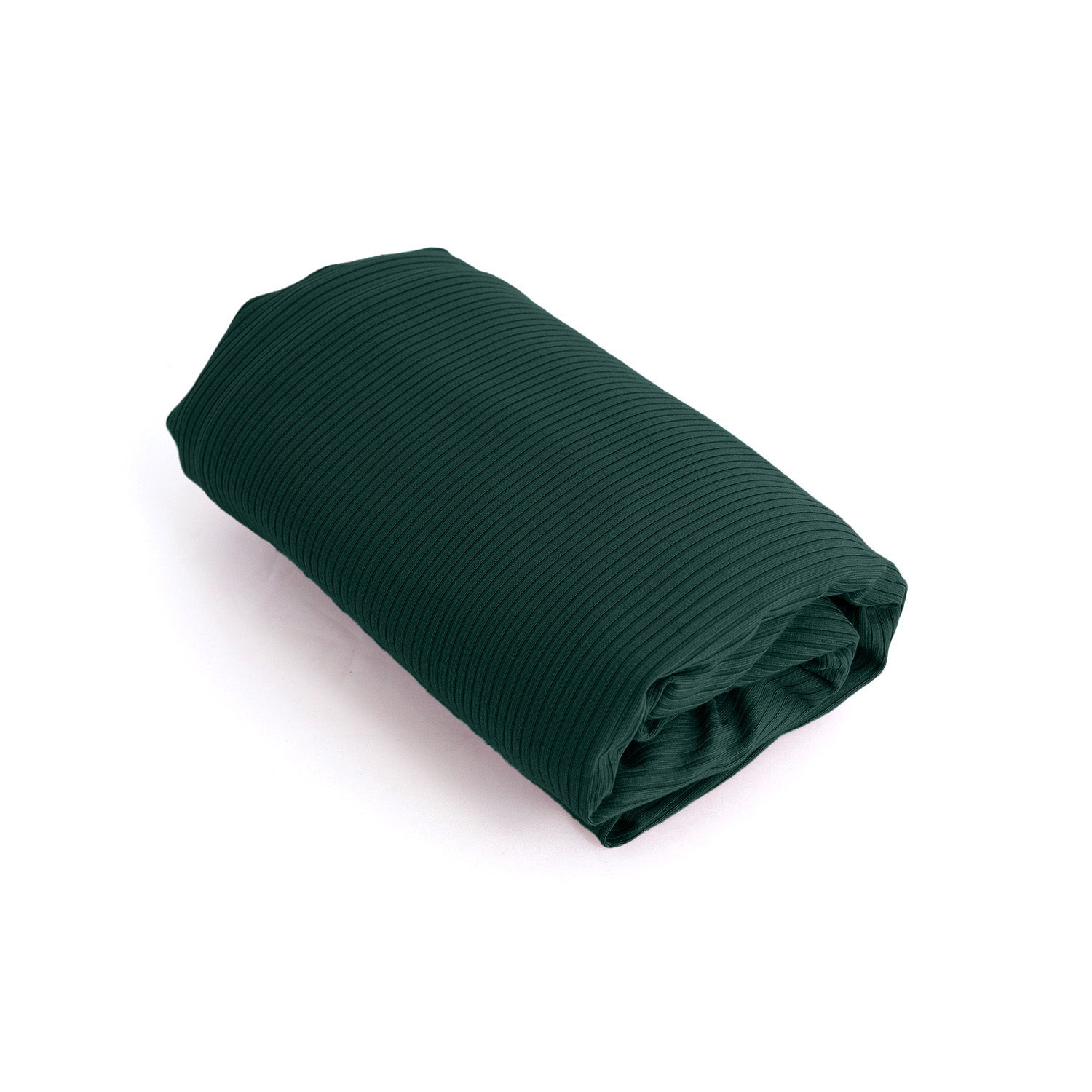 Ribbed Knit | Bamboo - Emerald Green – Fabric + Flow Textile Co.