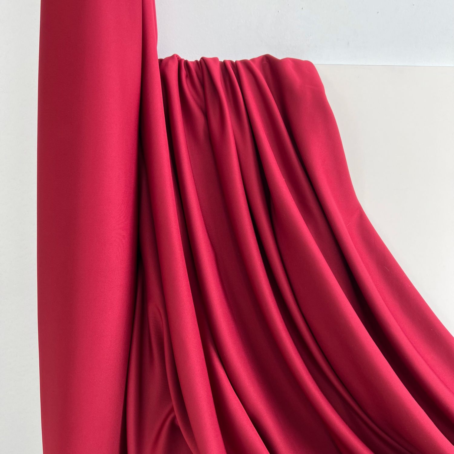 Satin  Red – Fabric + Flow Textile Co.