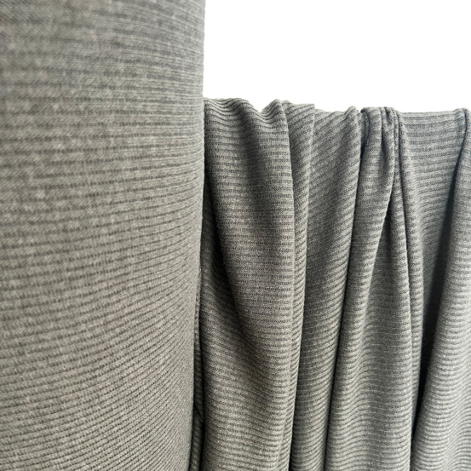 Tencel Modal Spandex Ribbed Knit Fabric by 0.5 Metre, Spandex Rib