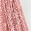 Lace Stretch | Pink - Fabric + Flow Textile Co.