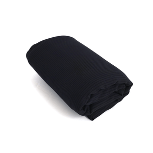 Ribbed Knit | Bamboo - Onyx - Fabric + Flow Textile Co.