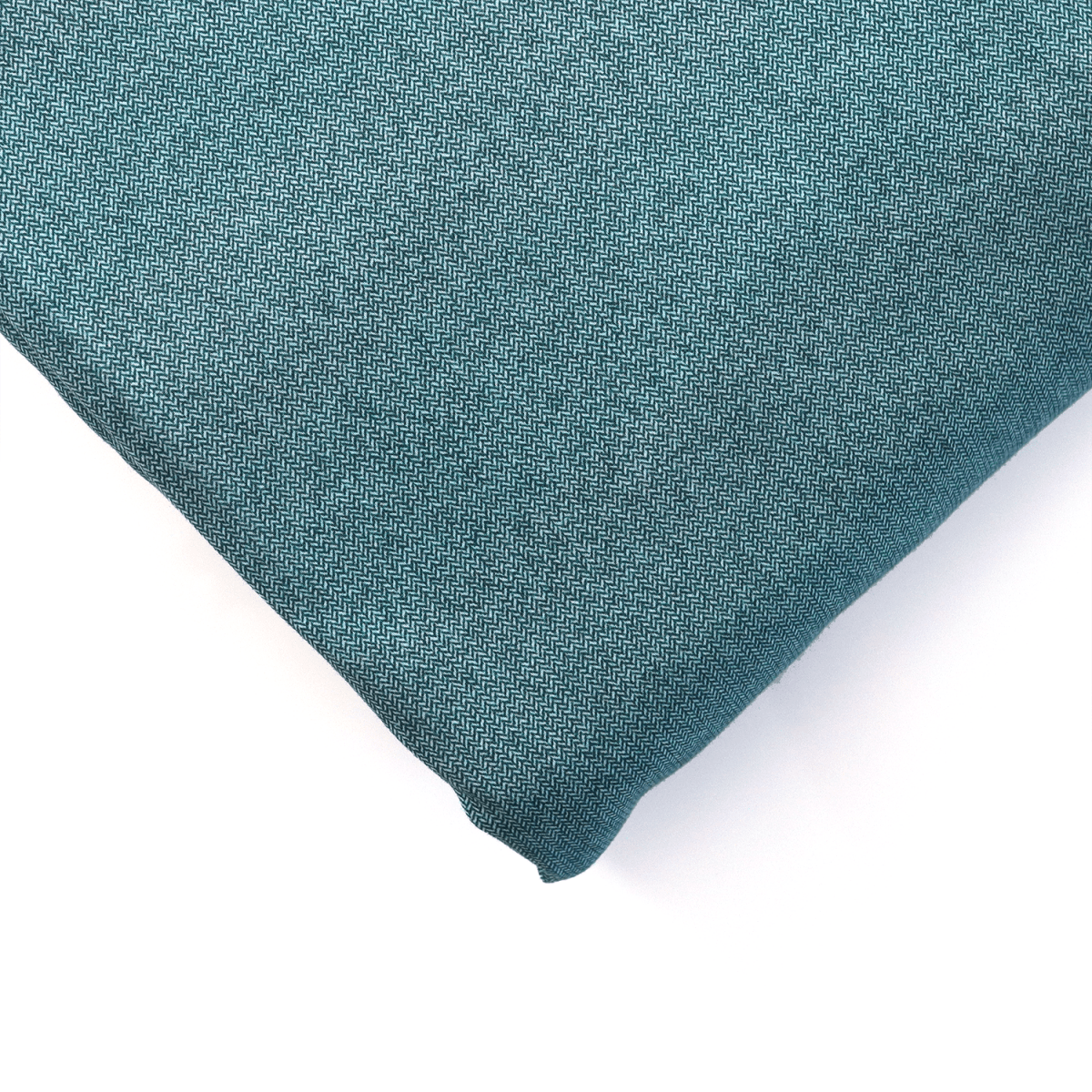 Ribbed Print | Emerald Herringbone R3C5 - Fabric + Flow Textile Co.