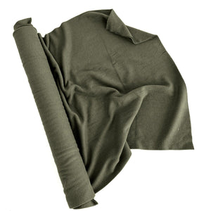 Ribbing Tubular | Bamboo - Olive - Fabric + Flow Textile Co.