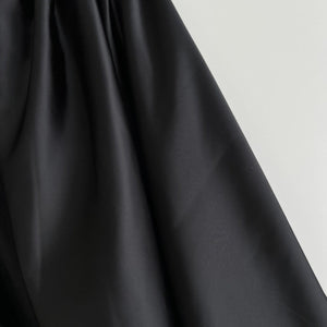Satin | Black - Fabric + Flow Textile Co.