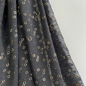 Sheer | Gold Flecks - Fabric + Flow Textile Co.