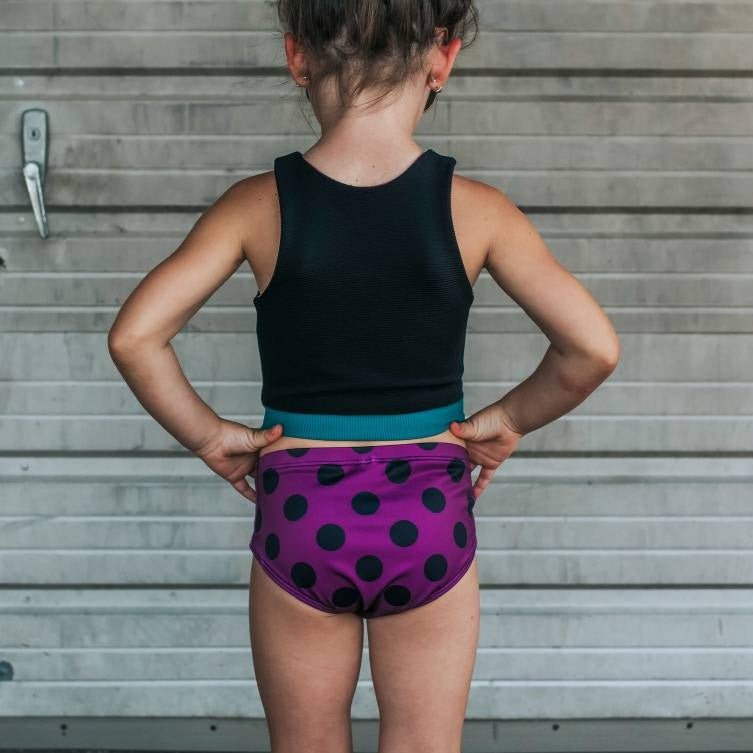 Swim Basic Rib | Inkwell Black - Fabric + Flow Textile Co.