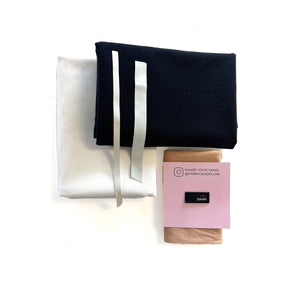 Swim Kit | Colour Block Ribbed - Raquelle - Fabric + Flow Textile Co.