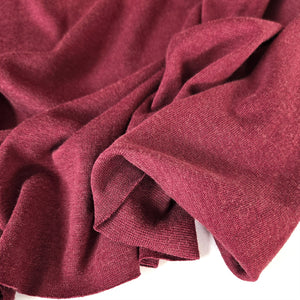 Interlock Knit | Bamboo - Burgundy