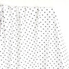 Jersey Knit Print | White Polka Dots