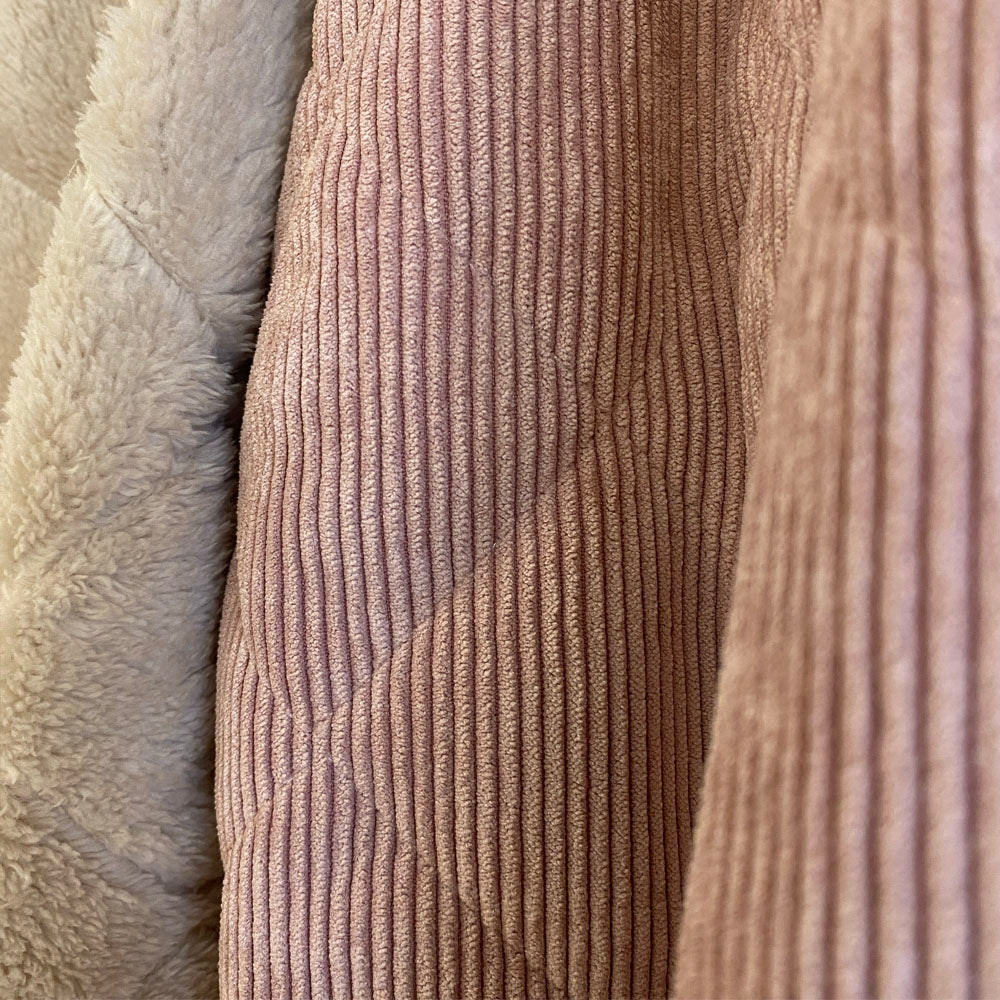 Coating | Vintage Rose Quilted Corduroy