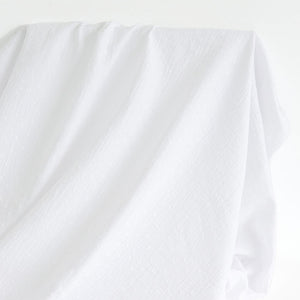 Gauze Cotton | Swiss Dot - White