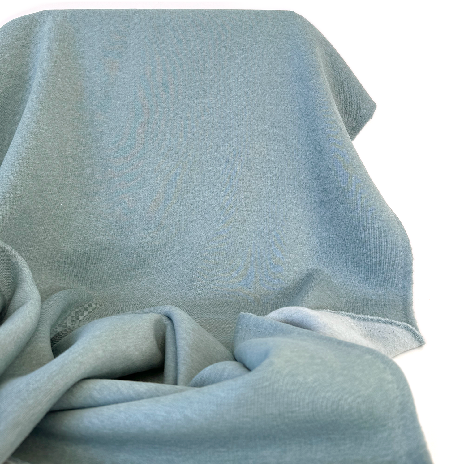 Fleece Knit | Cotton - Sage Mist