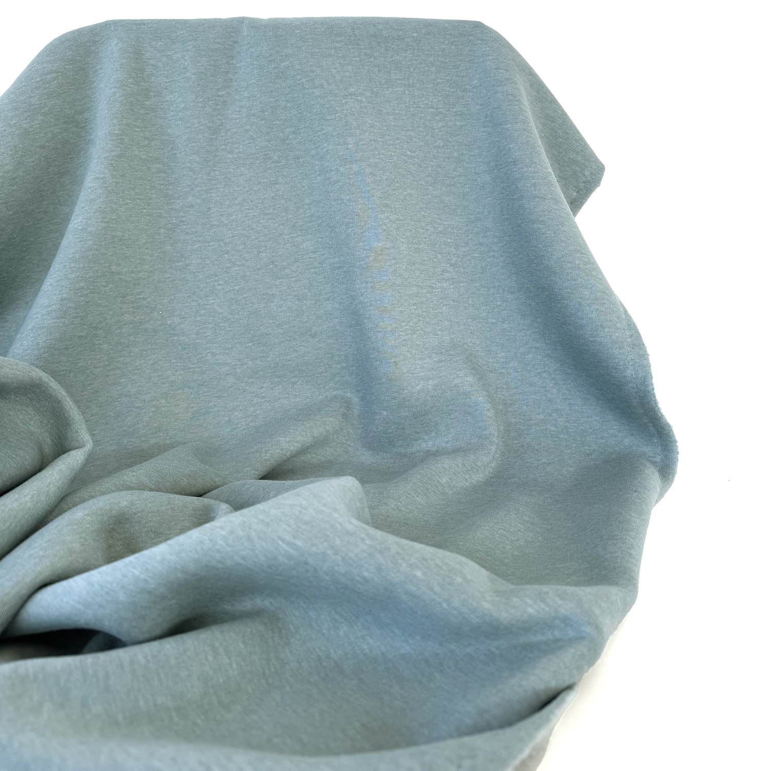 Fleece Knit | Cotton - Sage Mist