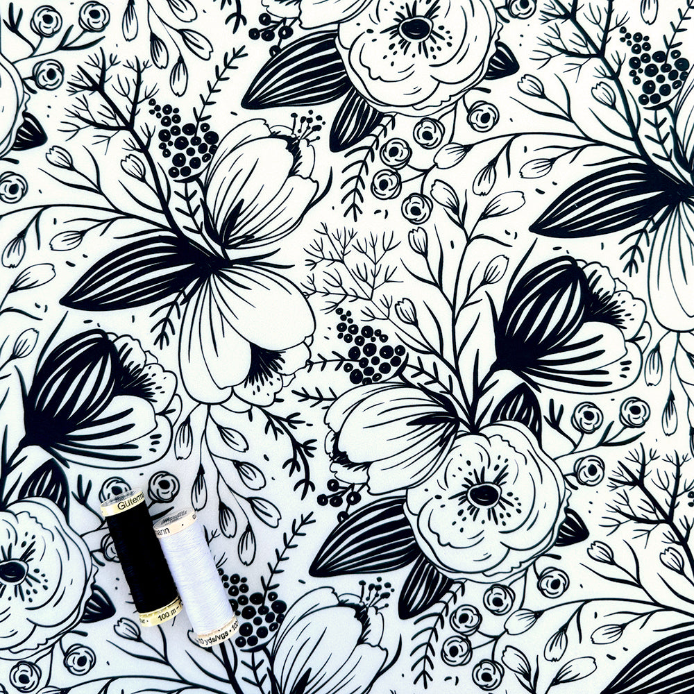 Swim Kit | Garden Whimsy + Black