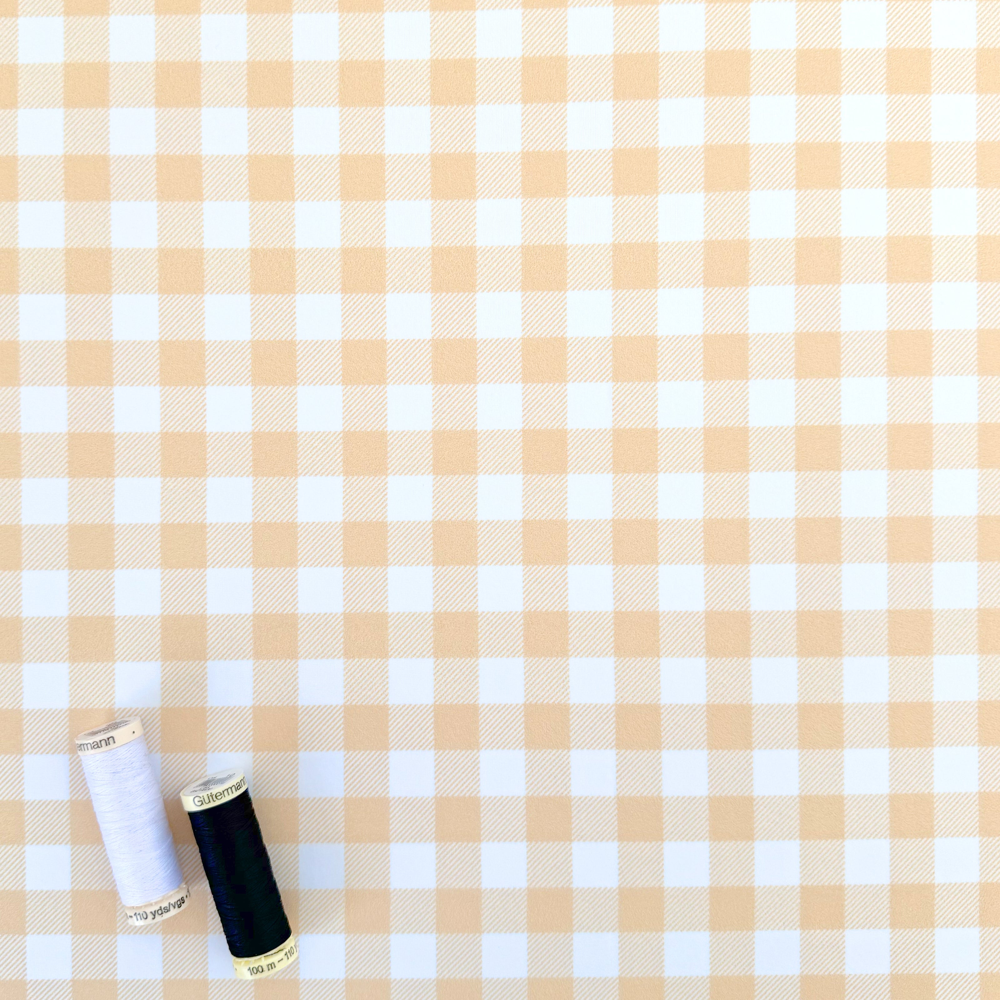 Swim Print | Gingham - Honey