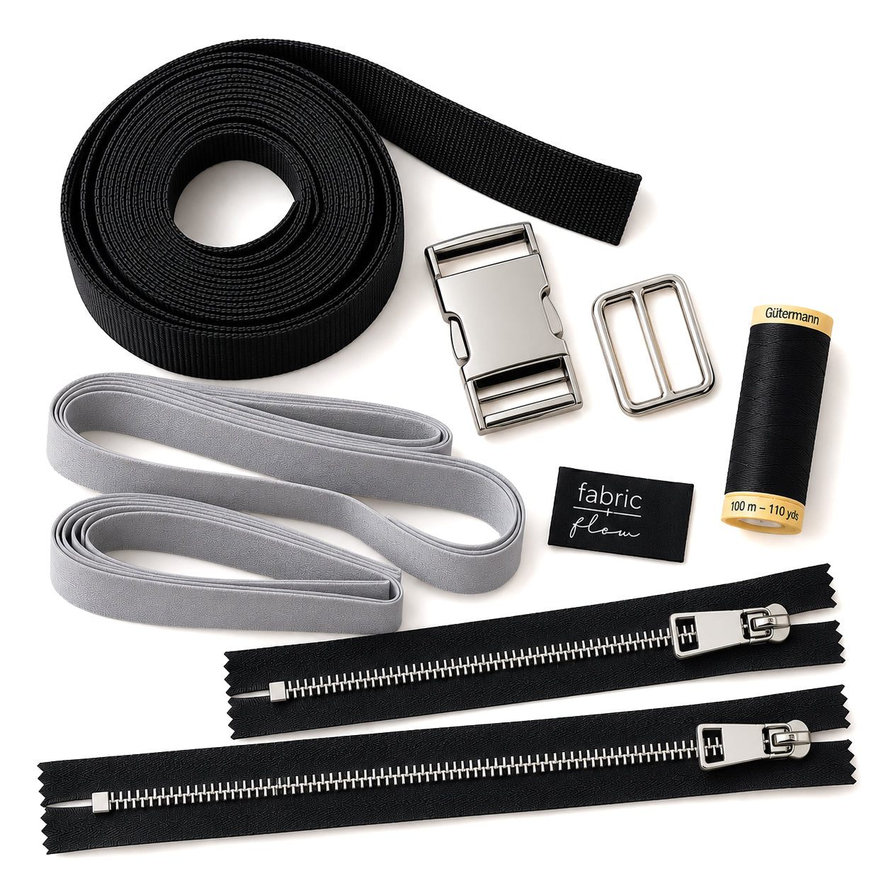 Belt Hardware Kit | Silver Streak