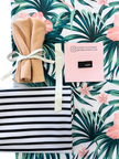 Swim Kit | Hibiscus Palm + 5mm Black Stripe