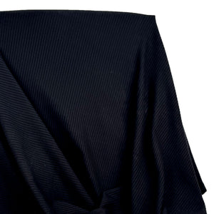 Ribbed Knit | Bamboo - Onyx