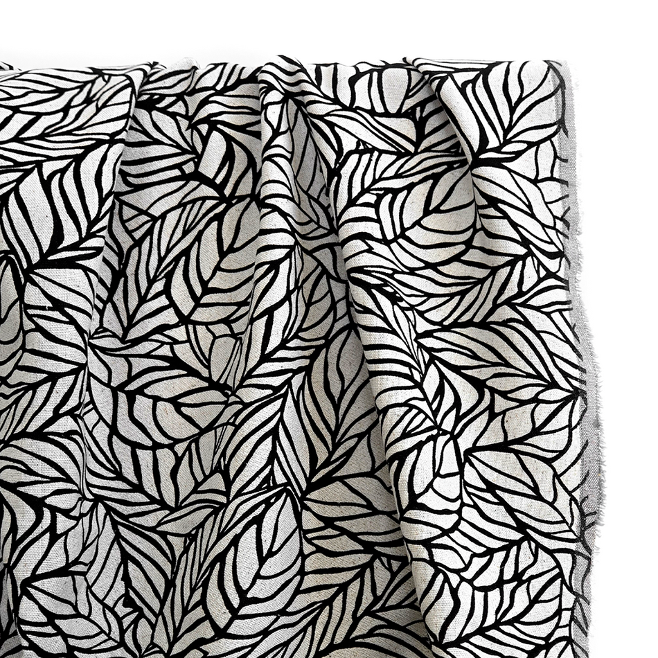 Linen Print | Noir Botanica