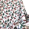 French Terry Print | Plaid Deer