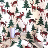 French Terry Print | Plaid Deer