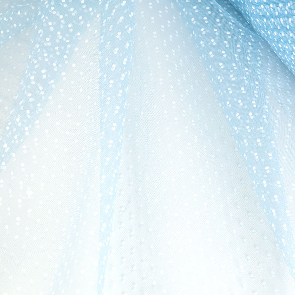 Tulle | Blue Swiss Dots