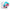Swim kit with bright abstract fabric and teal blue solid fabrics, includes bag and notions