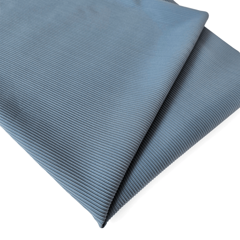 Athletic Basic Rib | Indigo - Fabric + Flow Textile Co.