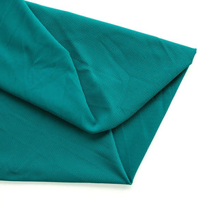 Athletic Basic Rib | Peacock Blue - Fabric + Flow Textile Co.