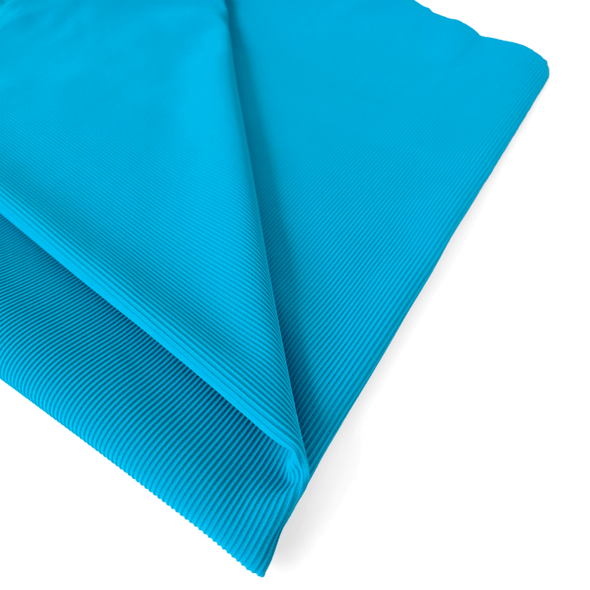 Athletic Basic Rib | Turquoise - Fabric + Flow Textile Co.