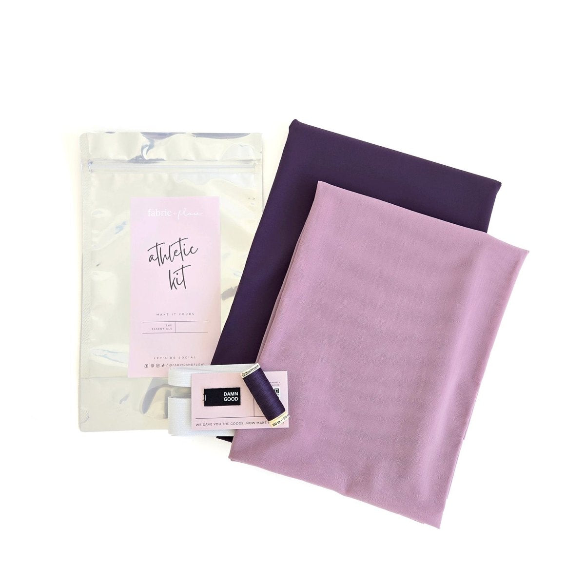 Athletic Kit | Eggplant + Sweet Pea - Fabric + Flow Textile Co.