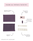 Athletic Kit | Eggplant - Fabric + Flow Textile Co.