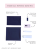 Athletic Kit | Midnight - Fabric + Flow Textile Co.