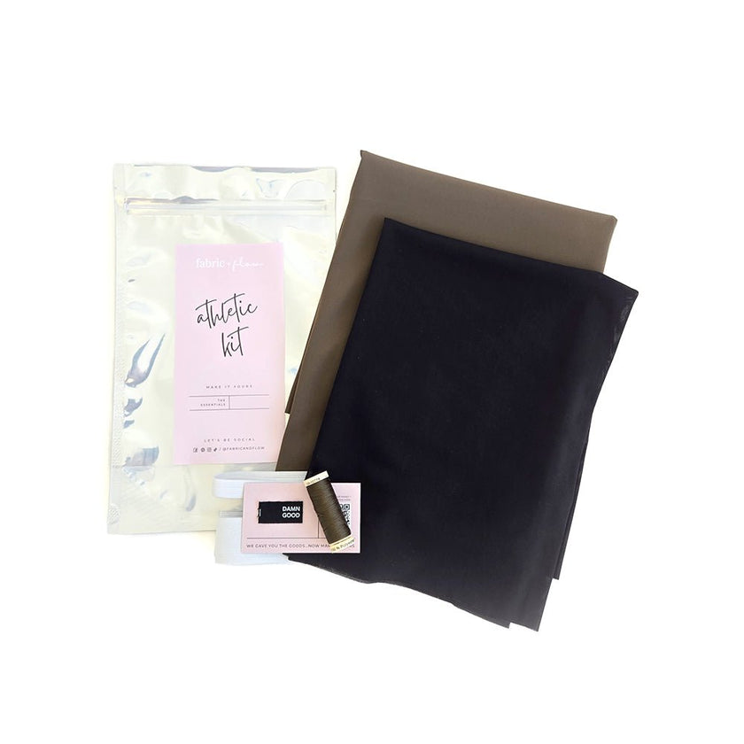 Athletic Kit | Moss Wood + Onyx - Fabric + Flow Textile Co.